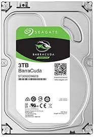 5台セット　Seagate Barracuda 3TB HDD（約168時間） SEAGATE BARRACUDA 3TB HDD 3.5